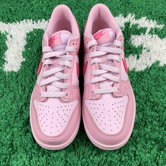 Nike Dunk Low GS Triple Pink size 6Y Women’s size 7.5 NEW DH9765-600 - Picture 4 of 12